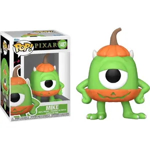 Collectible Funko Pop vinyl figure Funko Pop Pixar Halloween Mike – stylized Mike Wazowski character