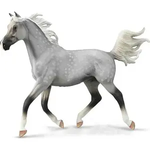 Фигурка Collecta — полуарабский жеребец, тёмно-серо-чёрная масть, коллекционная масштабная модель (MPN 490701)