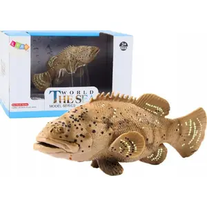 LEANToys figurine Fish Sailor Goliath Gray, collectible game figurine, 11 cm