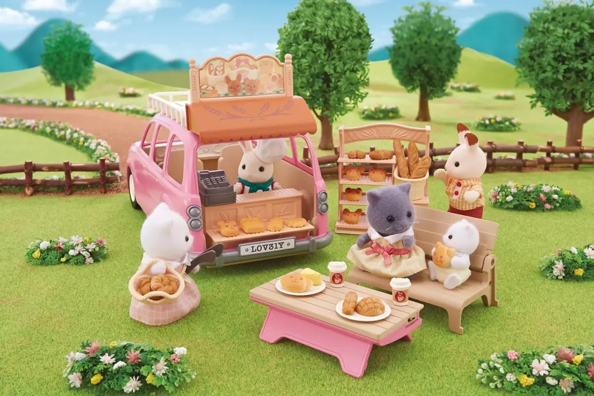 Epoch Sylvanian Families 5535 — Auto un pilsēta komplekts Photo 12