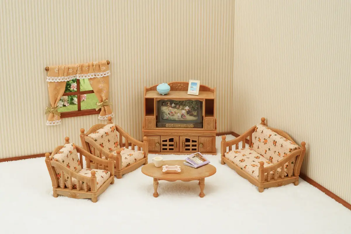 Игровой набор гостиная Epoch Sylvanian Families Comfy Living Room Photo 7