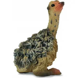 Figure Collecta Young Sitting Ostrich by Collecta, model 004-88460, realistic animal figurine