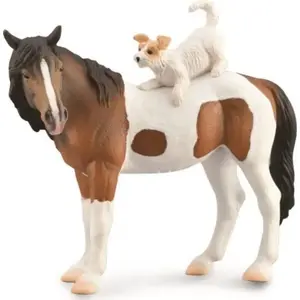 Фигурка Collecta Koń Mare & Terrier модель 449122 — набор фигурок животных
