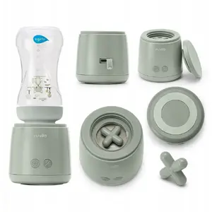 Nuvita Warm'n'Mix portable bottle warmer with mixer, Sage Green