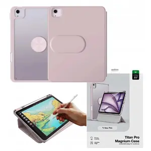Protective case Amazingthing Titan Pro Mag for iPad Air M3 11" — pink magnetic protective cover