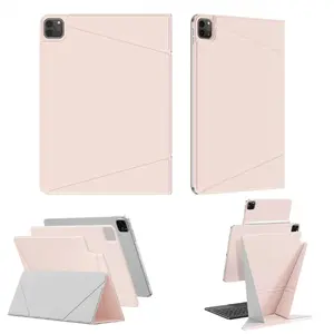 Tablet case Amazingthing Matte Pro Mag Folio with stand for iPad Air M3 11" — pink
