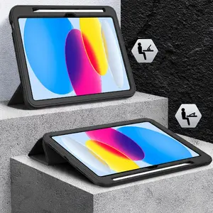 Чехол для планшета 4kom.pl TECH-PROTECT ENDURANCE для iPad 10.9" (2022) и 11" (2025) — чёрный
