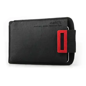 Tablet pull case NATEC Sheep 7" (17.8 cm) — felt, black/red