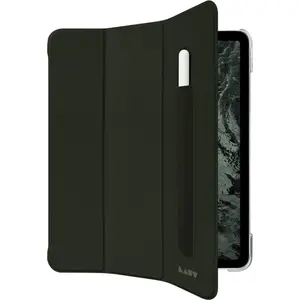 Planšetdatora vāciņš PICOM Huex Folio ar Apple Pencil turētāju priekš iPad 10.9" 10. paaudzē (military green)