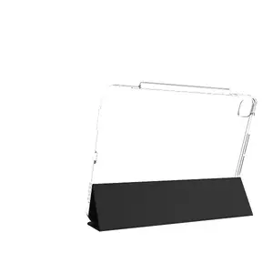 Tablet folio case Zagg International Crystal Palace Folio for iPad Pro 13" (Gen 7) — transparent, plastic, stand mode