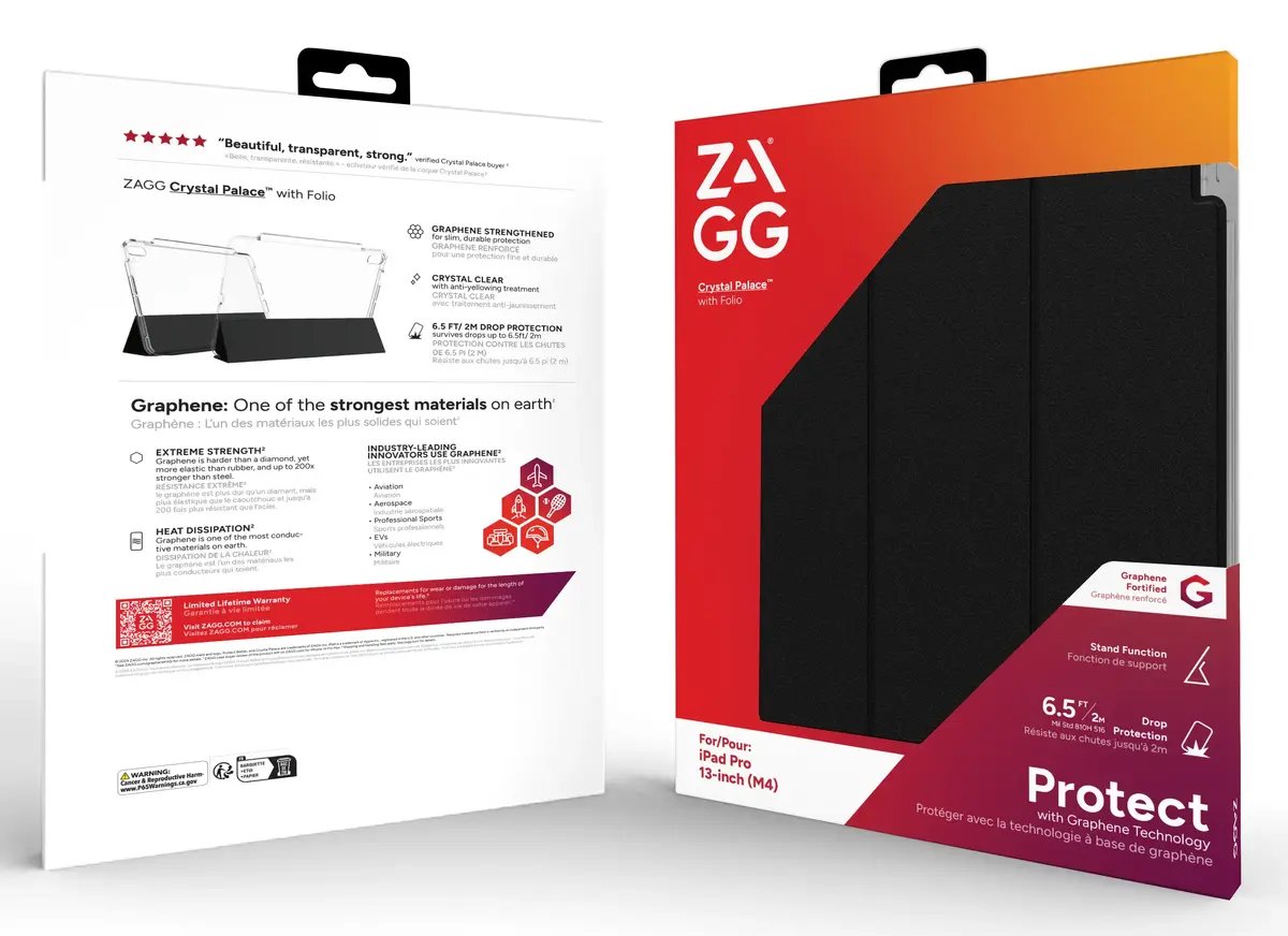 Zagg Crystal Palace Folio for iPad Pro 13" (Gen 7) Photo 5