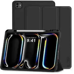 Tablet case 4kom.pl TECH-PROTECT SC PEN for iPad Pro 13" (2024–2025) — black, pen holder