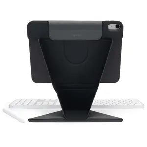 PIPETTO Origami No6 Stand case for iPad 10.9" (2022) — black, folding stand cover