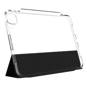 Tablet folio case Zagg Crystal Palace Folio for iPad Pro 11" (Gen 5) — transparent, plastic, stand mode