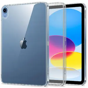 Tablet case 4kom.pl TECH-PROTECT FLEXAIR HYBRID for iPad 10.9” (2022) and 11” (2025), clear, hybrid protective cover