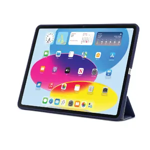 Flip case PIPETTO P052-113-V for iPad 10th Gen (2022) — 27.7 cm (10.9"), TPU + microfibre, 5 stand modes, blue