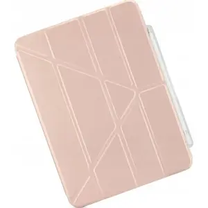 Tablet case PIPETTO Origami No3 Pencil Case metallic pink for iPad 10.9 (2022)