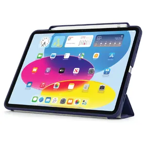 Чехол-флип PIPETTO P053-113-V для iPad 10-го поколения (2022), 27,7 см (10,9"), микрофибра и TPU, 5 положений, синий