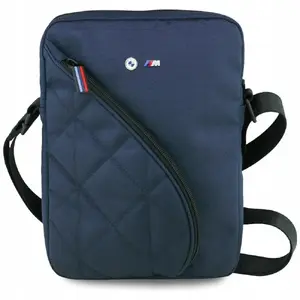 Tablet bag BMW Torba na tablet 10" with nylon pockets and metal logo, blue