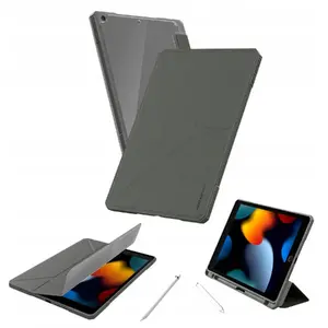 Folio case Amazingthing Titan Pro for iPad Air M3 11" — gray, protective cover with stand