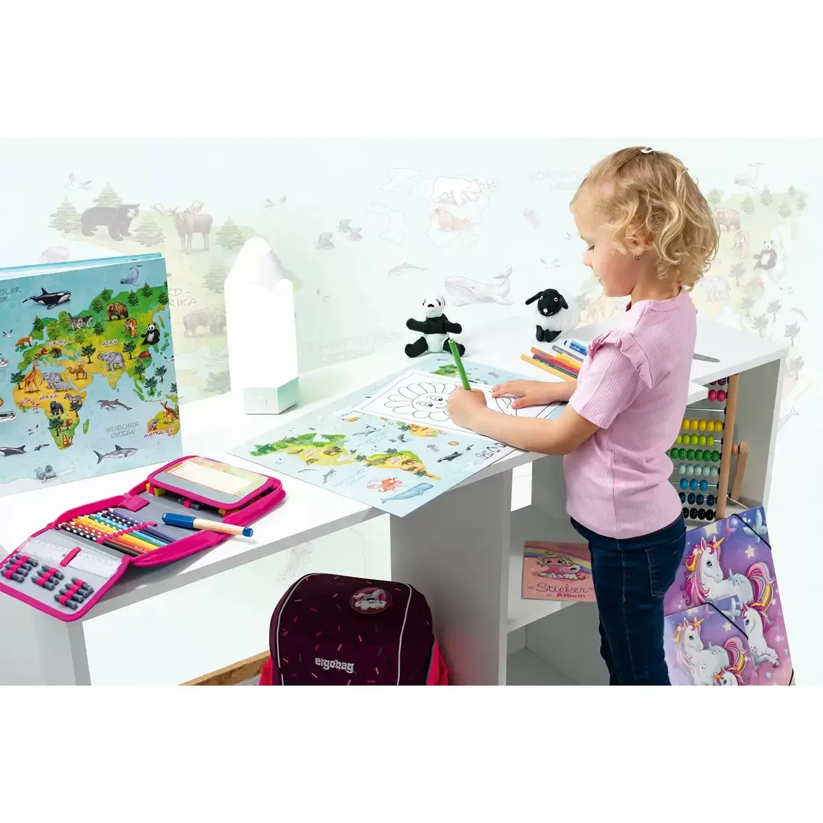 Rakstāmgalda paliktnis TEKA HERMA World map 350×550 mm Photo 3