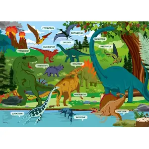 Desk mat HENRY 451297 – children's dinosaur-themed protective desk pad