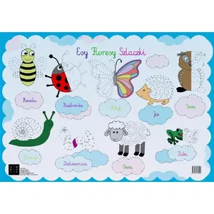 Desk pad ART MAP Podkładka na biurko — decorative floral pattern, model 381157