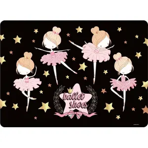 Table mat Derform MATA NA STOL PP 290x400 Balletnica 12 — disposable polypropylene placemat 290×400 mm