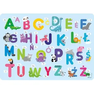 Desk Mat HENRY Alfabet — laminated desk protector with alphabet print (MPN 294717)