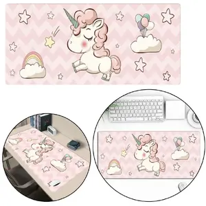 Desk Mat with Unicorn, Rubber, 80 x 30 cm — Lean