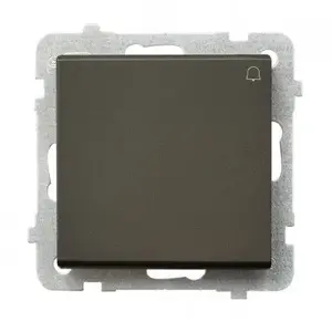 Модуль переключателя Ospel ŁP-6R/m/40 — коричневый, IP20, 250 В AC, 10 А, 71×71×42 мм