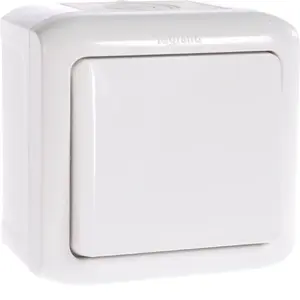 Однополюсная кнопка Legrand Forix 6A белая (модель 782364)
