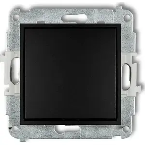 Single-pole smart switch Karlik 12MWP-1 black matte