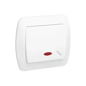 Электрический выключатель Kontakt-Simon AW6L/11, пластиковый корпус, 250 В AC, 10 A, IP20, белый