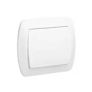 Electrical switch Kontakt-Simon AW1/11, single-pole, plastic housing, 250 V AC, 10 A, white