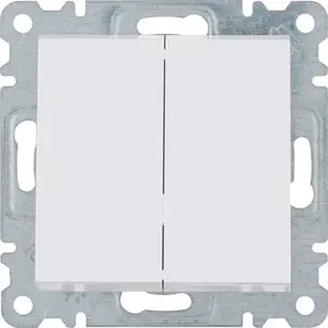Electrical enclosure accessory Hager WL0040, white cover for switch or module panels