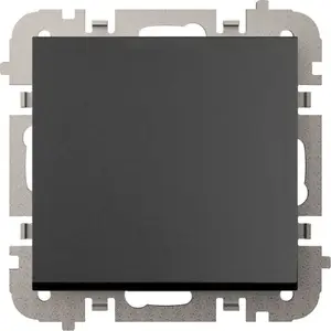 Wall switch single-pole flush-mount without frame ELEKTROPLAST Vestra 3810-19 IP20 black