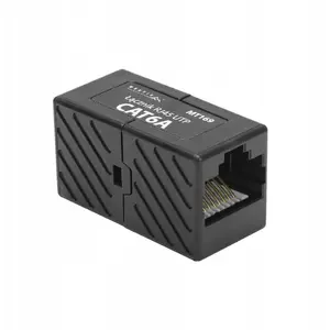 MONTIS RJ45 UTP Connector Cat.6A black MT169 — network keystone module