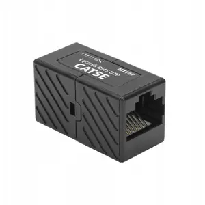 Network keystone RJ45 UTP Cat.5e black MONTIS MT167 — single-port modular connector