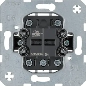 Wall plate / switch cover berker 53503404, pack of 10, compatible single-gang mounting