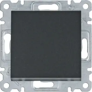 Switch Hager WL0033 cross switch black for multi-way lighting circuits