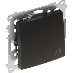 Button module Kontakt-Simon Simon 54 DD1A.01/49 — 16AX 250V, screw terminals, matte black