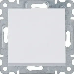 Electrical enclosure accessory Hager WL0010, white cover for switch or module mounting