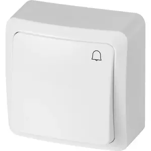 Switch, ELEKTROPLAST BERG bell/changeover 10AX IP20 surface-mounted white