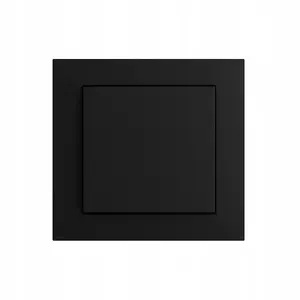 Single Wall Switch VCX LC 01 Black — basic single-gang electrical switch