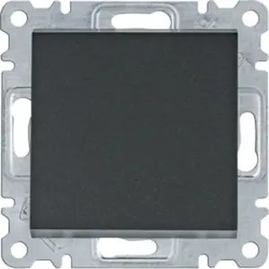 Switch Hager WL0113 1-pole (zwierny) black — single-pole manual switch