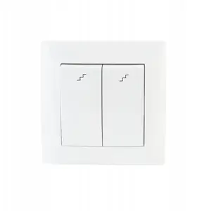 Double staircase switch VCX LC 05 White - wall-mounted two-way stair switch