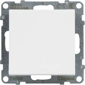 Cross switch Legrand SUNO 10 AX 250 V~ screw terminals white (model 721107)