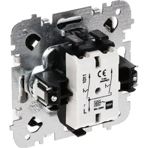 Switch double (candlestick) ELEKTROPLAST SANTRA/4111-10/EPN 250V 10A