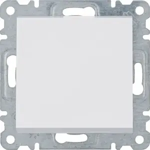 Electrical enclosure accessory Hager WL0020, white finish for switch and socket mounting